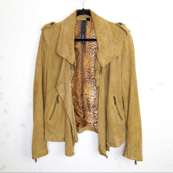 𝅺Kenna -T tan suede jacket - Picture 1 of 11